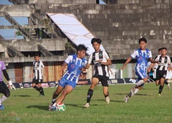 Pemain Persipare merayakan gol saat menghadapi Compong FC di Sidrap Cup 2026