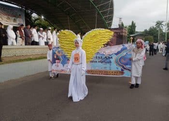 Wali Kota Parepare Tasming Hamid membuka Pawai 1 Muharram 1448 Hijriah di Lapangan Andi Makkasau