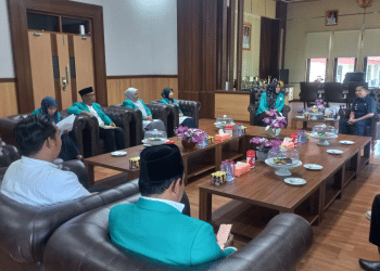 Rektor IAIN Parepare Prof Darmawati bertemu Wali Kota Parepare Tasming Hamid