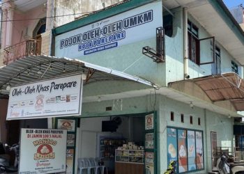 Pelaku UMKM Parepare mempertanyakan pengosongan gedung Pojok Oleh-Oleh UMKM.