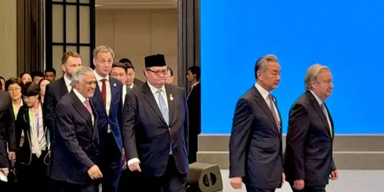 Indonesia pendiri WAICO dan Airlangga Hartarto di WAIC 2026 Shanghai