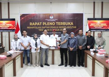 Daftar Pemilih Berkelanjutan Parepare dalam rapat pleno KPU Kota Parepare Tahun 2026