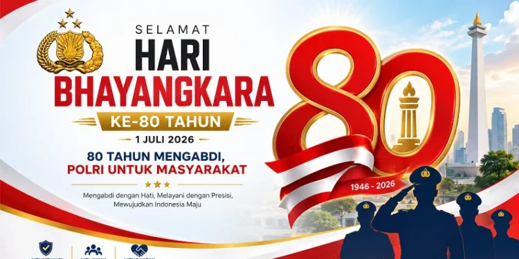 Hari Bhayangkara sebagai peringatan lahirnya Kepolisian Republik Indonesia