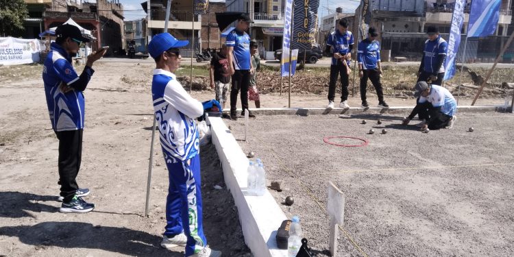 Petanque Putri Porsenijar PGRI Sulsel 2026 Bantaeng juara di Sidrap