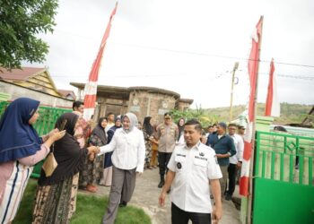 Wali Kota Parepare Perkuat Pencegahan Stunting bersama Wakil Gubernur Sulawesi Selatan di Puskesmas Lumpue.