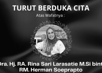 Turut Berduka Cita Rina Sari Larasatie dari keluarga besar Songko Cella'e Parepare