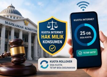 Kuota internet rollover wajib disediakan operator seluler sesuai putusan MK.