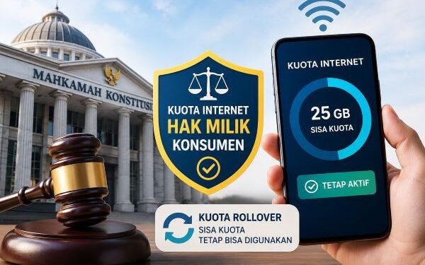Kuota internet rollover wajib disediakan operator seluler sesuai putusan MK.