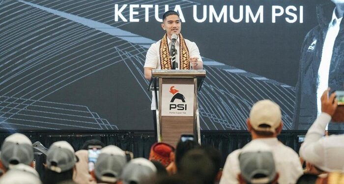 Kaesang Pangarep caleg 2029 saat menghadiri Rakorda PSI Solo