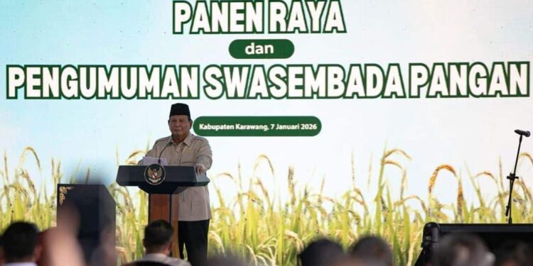 Presiden Prabowo memimpin Panen Raya Serentak di Kabupaten Malang