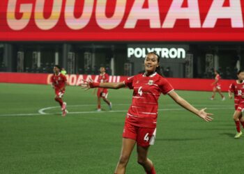 Timnas Putri U16 Indonesia saat menghadapi Malaysia di Srikandi Merdeka Cup