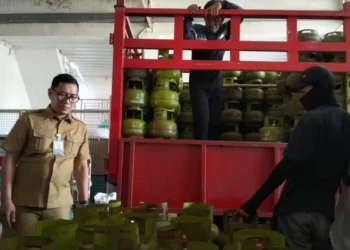 LPG 3 kg Parepare saat inspeksi distribusi oleh Pemkot Parepare dan Pertamina