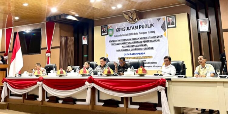 pencabutan Perda LPMK RT RW Parepare dibahas DPRD