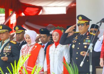 Kapolda Sulsel Hadiri Upacara HUT ke-81 RI di Rujab Gubernur