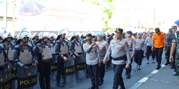 Kapolda Sulsel Pimpin Apel Gelar Pasukan, Tekankan Pentingnya Sinergi Jaga Kamtibmas