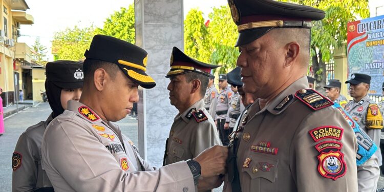 Sertijab Polres Parepare, AKP Syukri Masse Jadi Kabag SDM