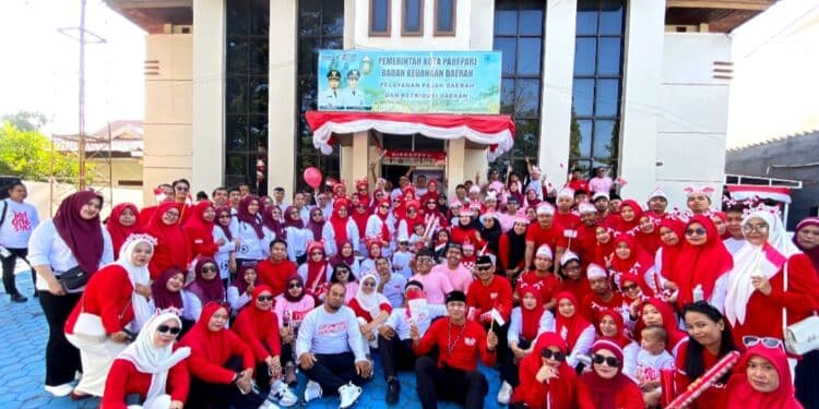 HUT Kemerdekaan RI di BKD Parepare berlangsung meriah dengan berbagai perlombaan