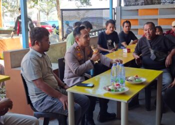 Kapolres Parepare AKBP Phunky Mahendra Borniawan silaturahmi bersama jurnalis