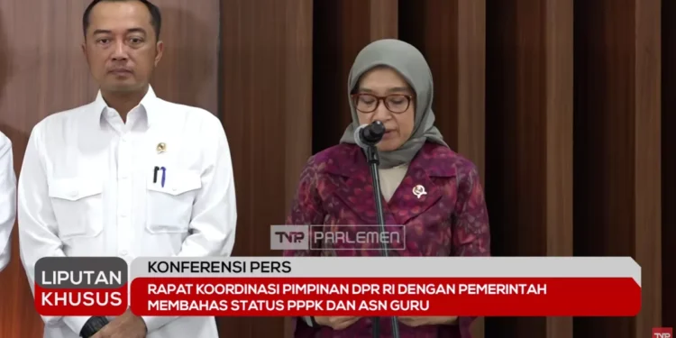Konferensi Pers: Guru PPPK jadi PNS pada seleksi awal 2027