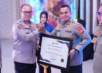 Penghargaan WBBM Biro SDM Polda Sulsel dalam pembangunan Zona Integritas