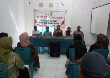 Jumat Curhat Polsek Ujung bersama warga Kelurahan Lapadde Parepare