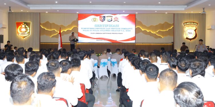 Sertifikasi penyidik Polda Sulsel di SPN Batua