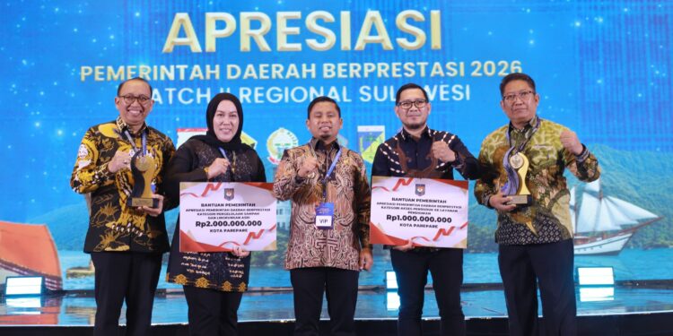 Pemkot Parepare Kembali Berprestasi, Raih Terbaik III Layanan Pendidikan