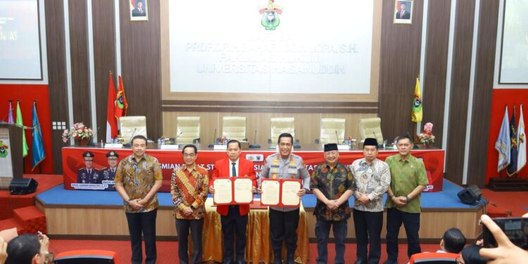 Polda Sulsel Launching Pusat Studi Kepolisian di Unhas dan UMI, Perkuat Kolaborasi Polri dengan Dunia Akademik