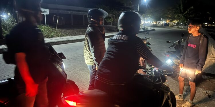 Patroli Blue Light Polres Parepare menyisir sejumlah kawasan di Kota Parepare