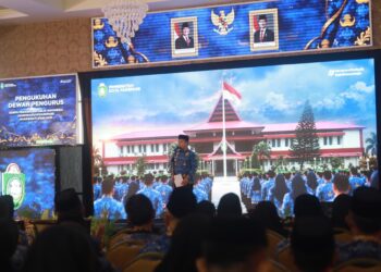 ASN Parepare dalam Pengukuhan Korpri Kota Parepare 2026–2031