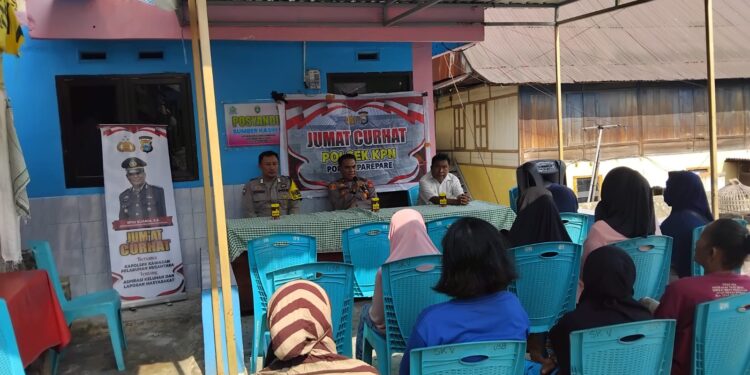 Jumat Curhat Polsek KPN Parepare, Dari Perkara hingga Keluhan Warga