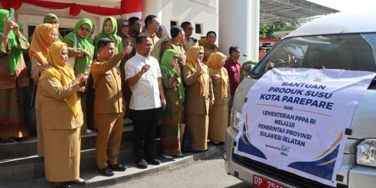 Bantuan susu KemenPPPA untuk anak dan ibu hamil di Parepare