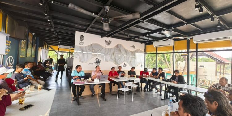 Konferensi pers Joyland Family Park Parepare bersama awak media pada 13 Oktober 2026