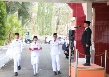 Sumpah Pemuda 2026 Parepare, Wali Kota Tasming Hamid memimpin upacara peringatan Hari Sumpah Pemuda ke-98.