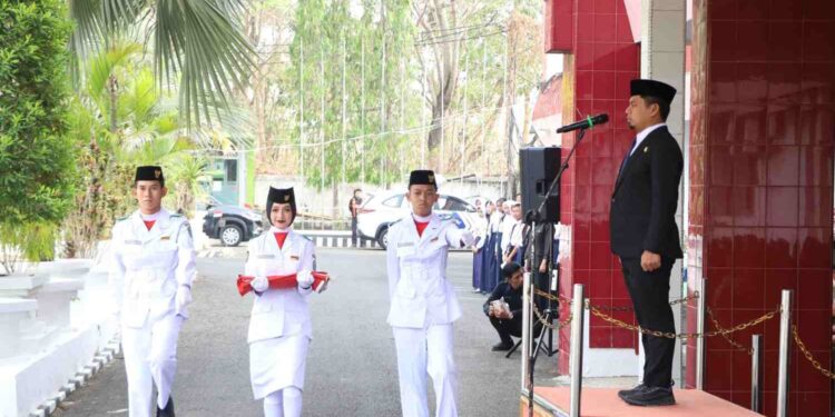 Sumpah Pemuda 2026 Parepare, Wali Kota Tasming Hamid memimpin upacara peringatan Hari Sumpah Pemuda ke-98.