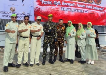 PPM Parepare mengikuti upacara Hari Sumpah Pemuda ke-98 di halaman Kantor Sekretariat Daerah Kota Parepare pada 28 Oktober 2026.