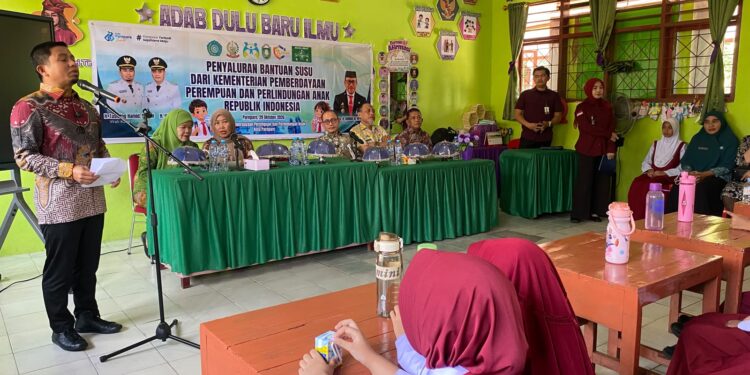 Bantuan Susu di Parepare dari Kementerian PPPA untuk mendukung pemenuhan gizi anak dan pencegahan stunting